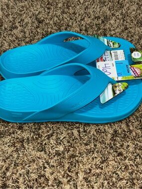 NuuSol Cascade Flip Flop Thong Sandal Women’s 12 Men’s 11 Idaho Sky Blue New USA